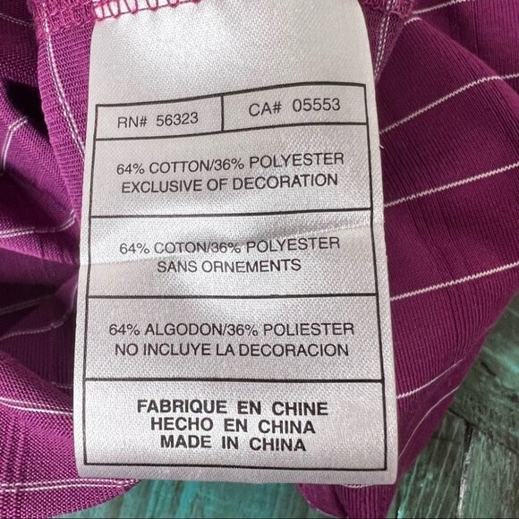 TIGER Woods Collection Nike Dry Fit Purple Golf Polo shirt Size L - Picture 6 of 7